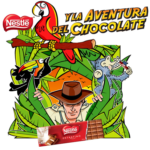 NESTLÉ.Campanya "Nestlé i l'aventura de la xocolata"
Campaign "Nestlé and the adventure of chocolate"